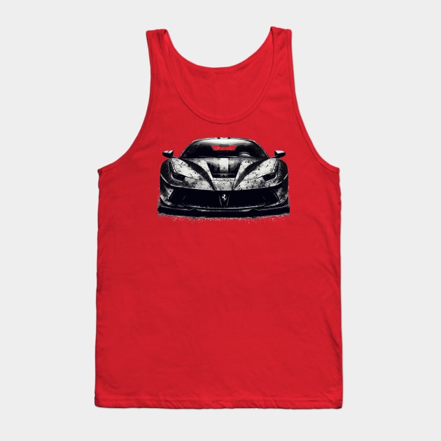 Ferrari F8 Tank Top by Vehicles-Art